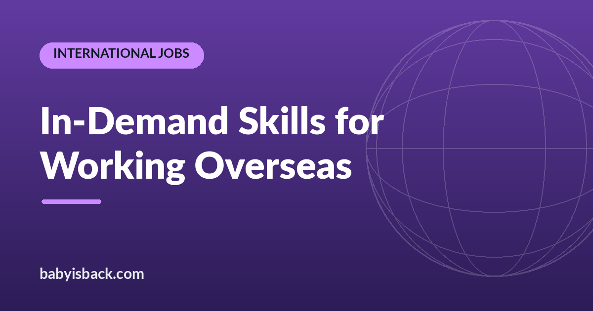 In-demand skills for working overseas